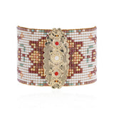 BRACELET BIZANCE - BLANC SIZE M