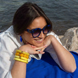 BRACELET BOMBOM-AMARELO