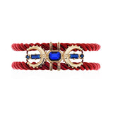 BRACELET EUFORIA - GRENAT SIZE M