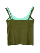 BRITT LAYERED CAMI - GREEN