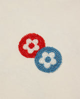 Beads Classic Flower Tee - Cream