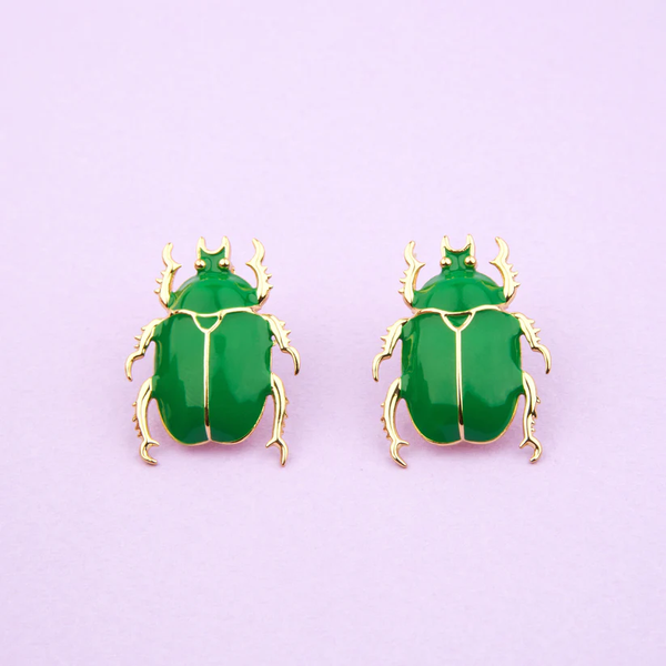 coucousuzette-Beetle earrings