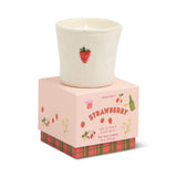 Bistro Strawberry Ceramic Candle - Strawberry