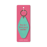 Block You in Real Life Keyring