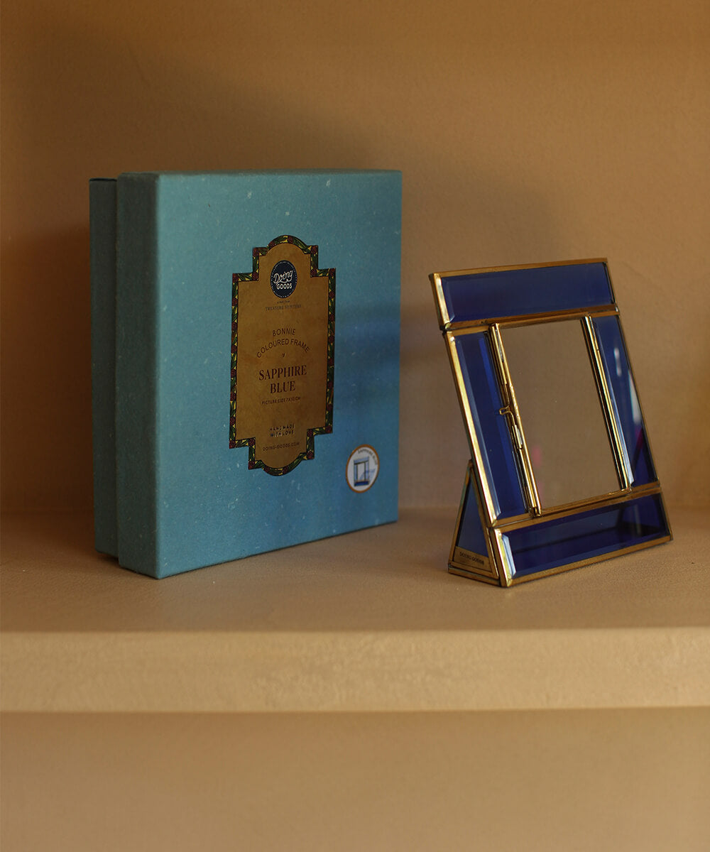 Bonnie Frame Small Sapphire Blue in Giftbox – ANOTHER STORY