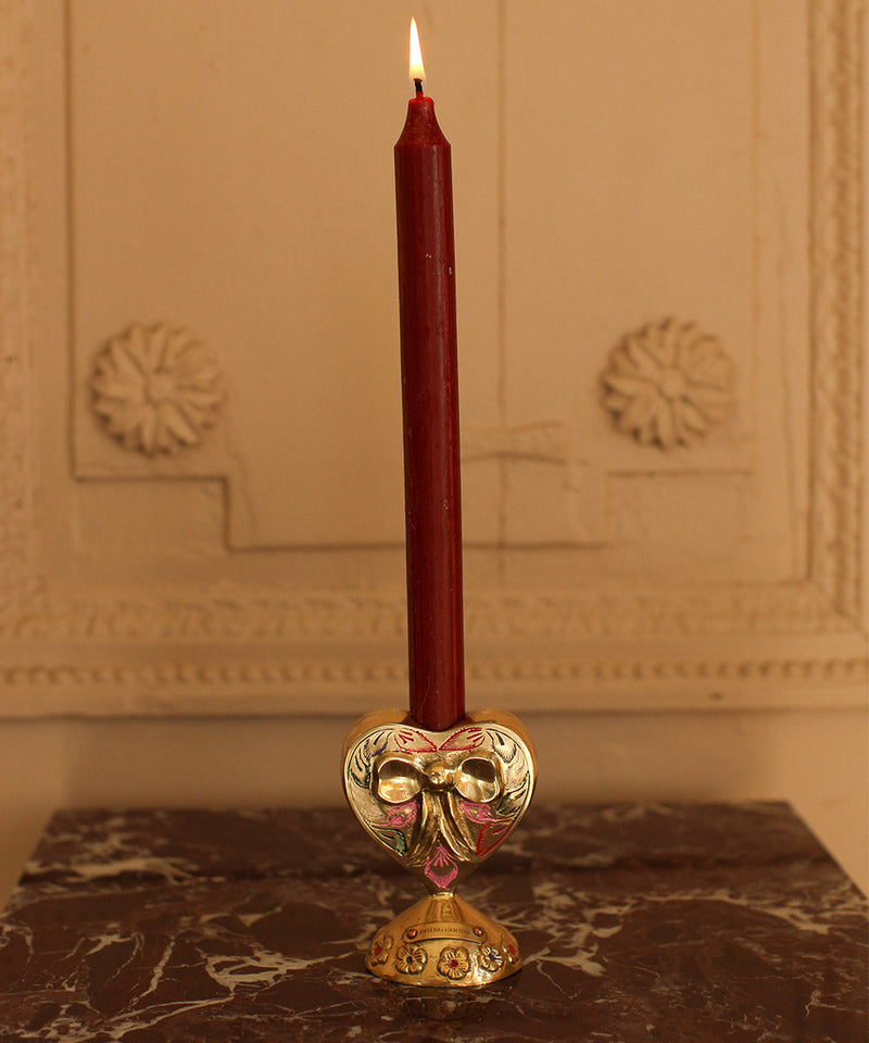 Bubbly Heart Candle Holder