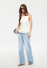 CAMILLE BACKLESS TOP - IVORY