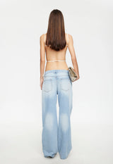 CAMILLE BACKLESS TOP - IVORY