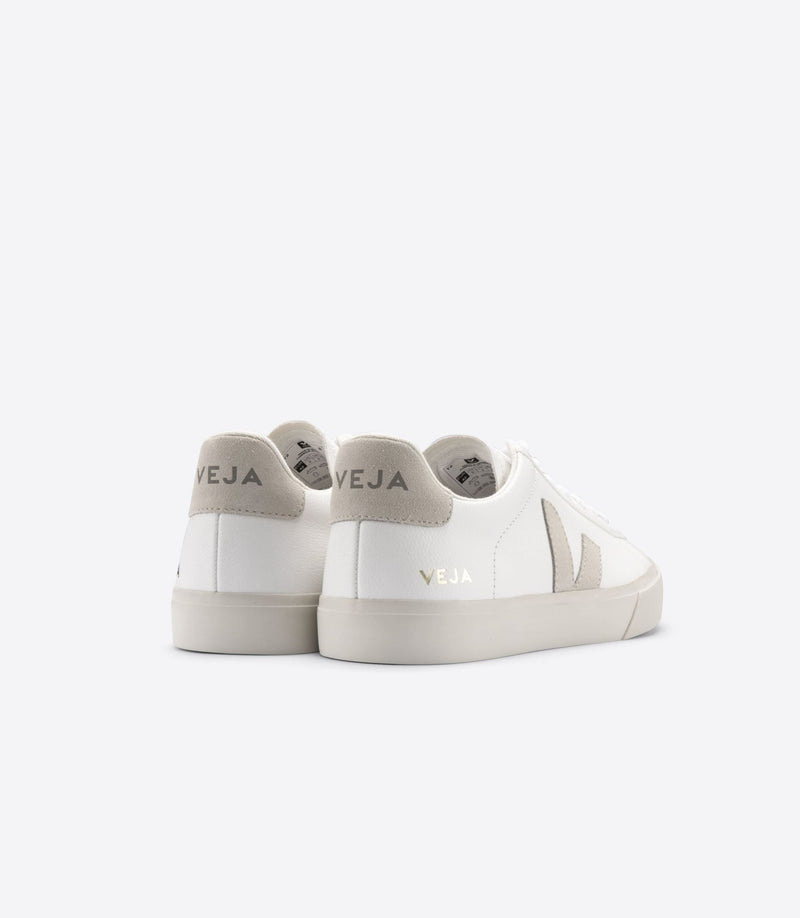 Campo Chromefree Sneaker, Extra-White Natural Suede