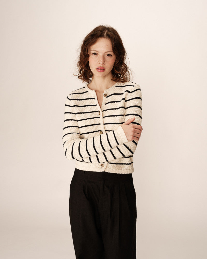 CARDIGAN BEIGE PACA