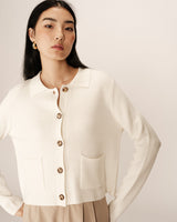CARDIGAN ECRU PAM