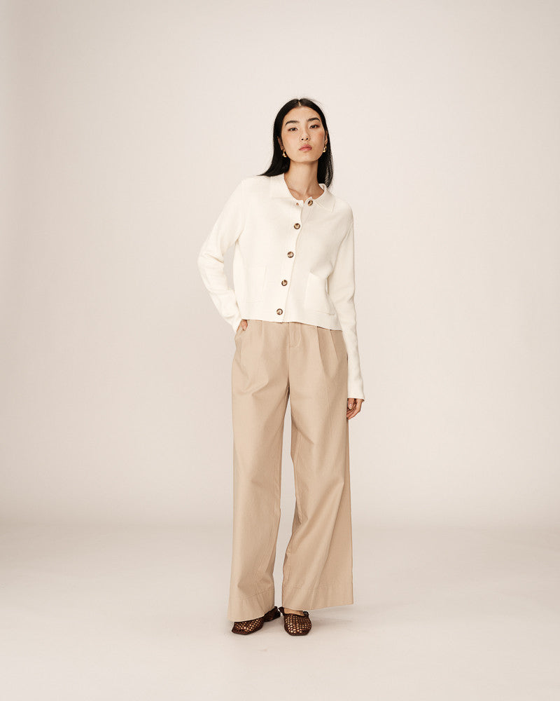 CARDIGAN ECRU PAM