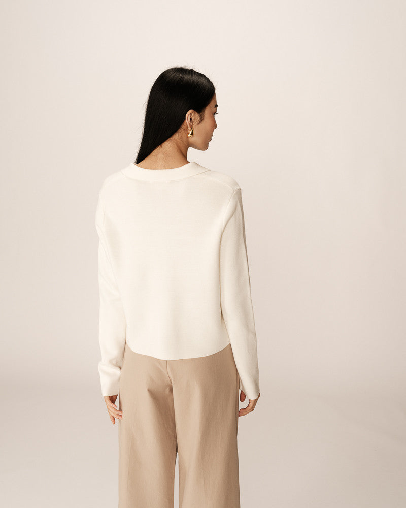 CARDIGAN ECRU PAM