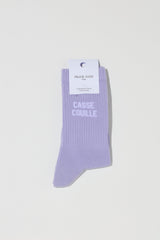 CASSE COUILLE SOCKS - MAUVE 