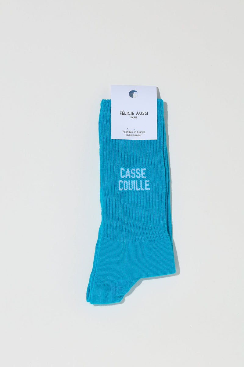 CASSE COUILLE SOCKS - TURQUOISE