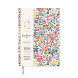 OOH DEER 2026 Floral Ditsy A6 Linen Diary