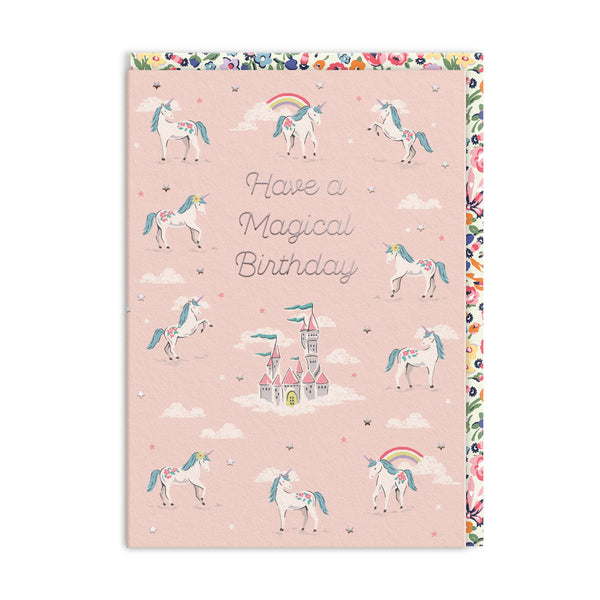 OOH DEER Cath Kidston Magical Unicorns Birthday Card