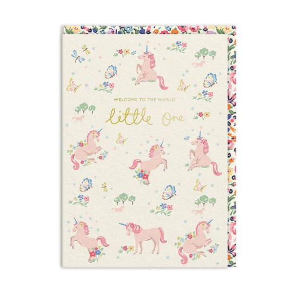 OOH DEER Cath Kidston Hello Little One Unicorn Greeting Card