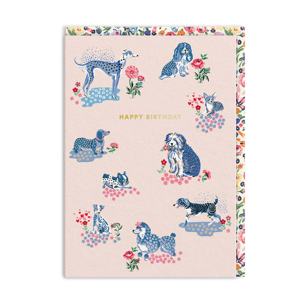 OOH DEER Cath Kidston Happy Birthday Puppy Fields