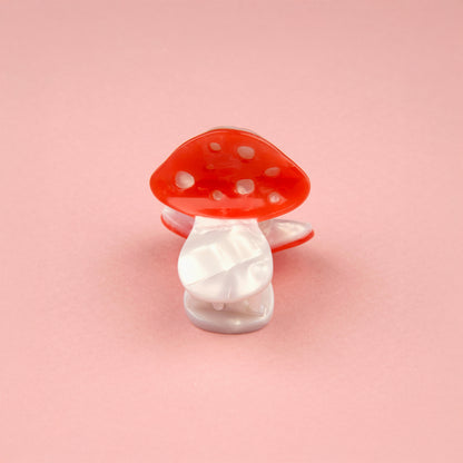 Mini Mushroom Hair Clip