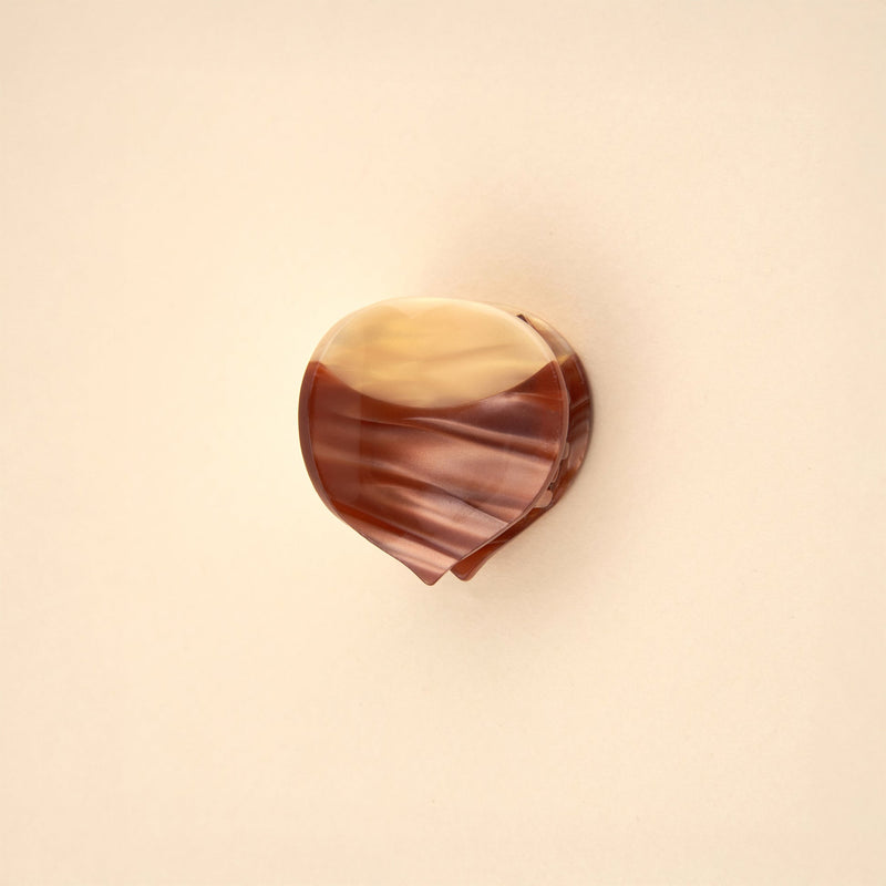 Mini Chestnut Hair Clip