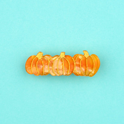 Mini Pumpkin Hair Clip