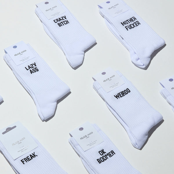 CHATON SOCKS - WHITE