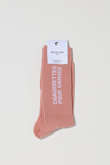 CHAUSSETTES POUR DANSER SOCKS - ROSE