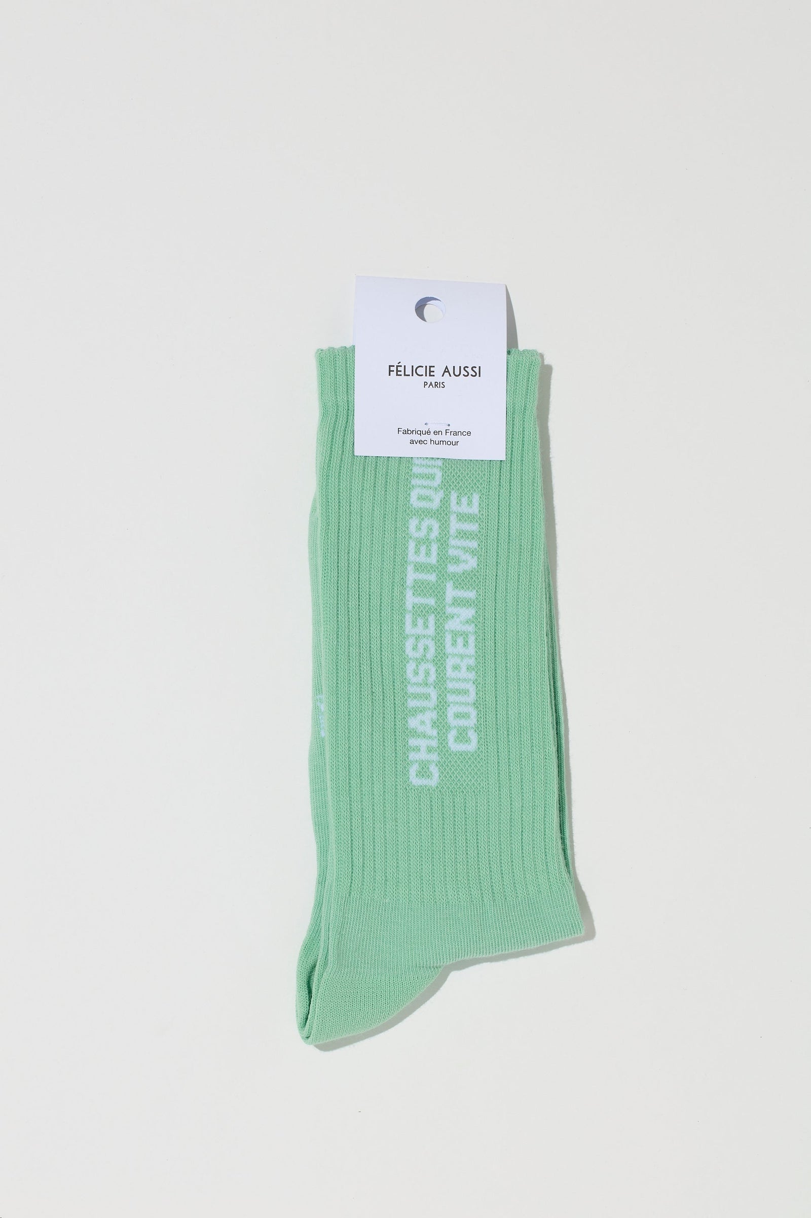 FELICIE AUSSI CHAUSSETTES QUI COURENT VITE SOCKS LIGHT GREEN ANOTHER STORY