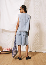 LILLO VEST - BLUE JEAN