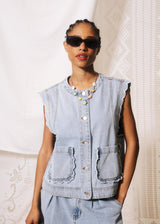 LILLO VEST - BLUE JEAN