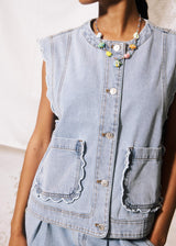 LILLO VEST - BLUE JEAN