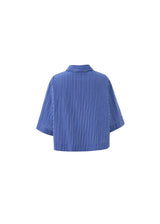 ANNA SHIRT SS - ELECTRIC BLUE