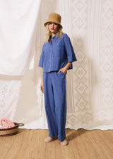ANNUNZIATA PANTS - ELECTRIC BLUE