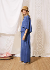 ANNUNZIATA PANTS - ELECTRIC BLUE