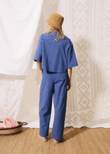 ANNUNZIATA PANTS - ELECTRIC BLUE