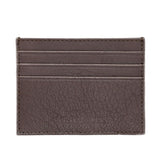 CHECK CARD HOLDER - Dark Brown