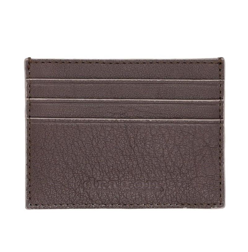CHECK CARD HOLDER - Dark Brown