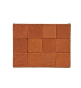 CHECK CARD HOLDER - Tan