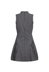 CHELSEA MINI DRESS - NOIR CHECK