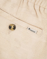 CHEVRE SHORT WOVEN - ECRU VISCOSE