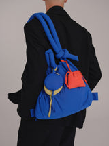 CIRCULAR MINI PURSE - COBALT BLUE