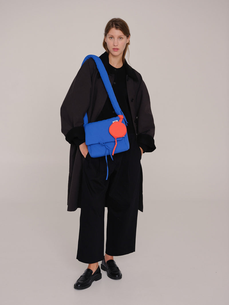 CIRCULAR MINI PURSE - CORAL