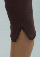 CLASSIC CAPRI PANTS - COFFEE