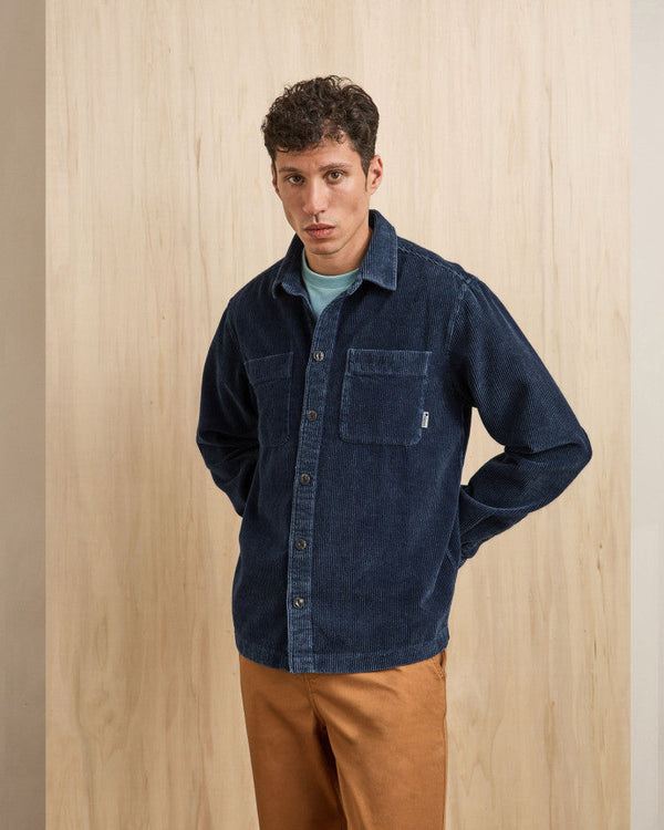 CLEMONT SHIRT WOVEN - MEDIUM DENIM