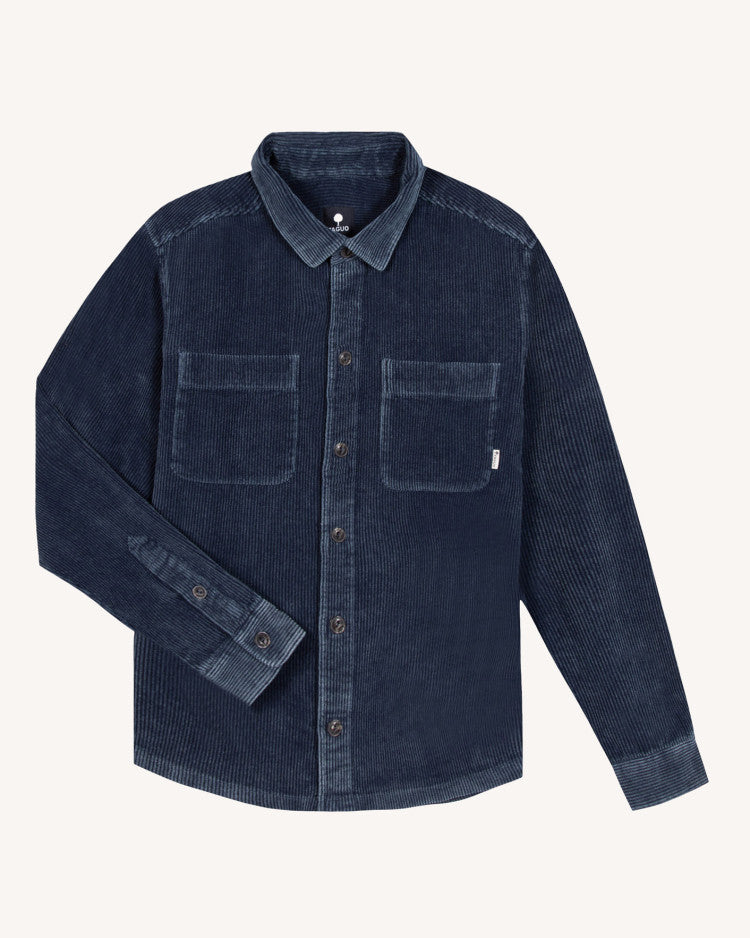 CLEMONT SHIRT WOVEN - MEDIUM DENIM
