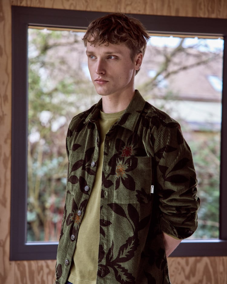 CLEMONT SHIRT WOVEN - OLIVE/KAKI