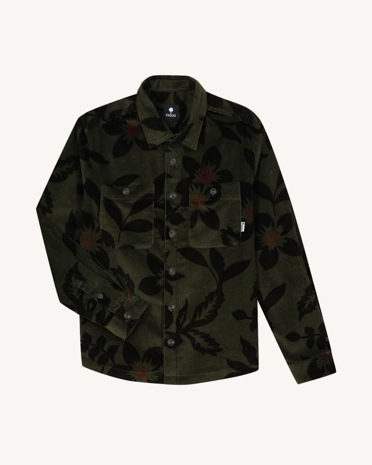 CLEMONT SHIRT WOVEN - OLIVE/KAKI