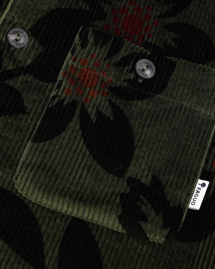 CLEMONT SHIRT WOVEN - OLIVE/KAKI