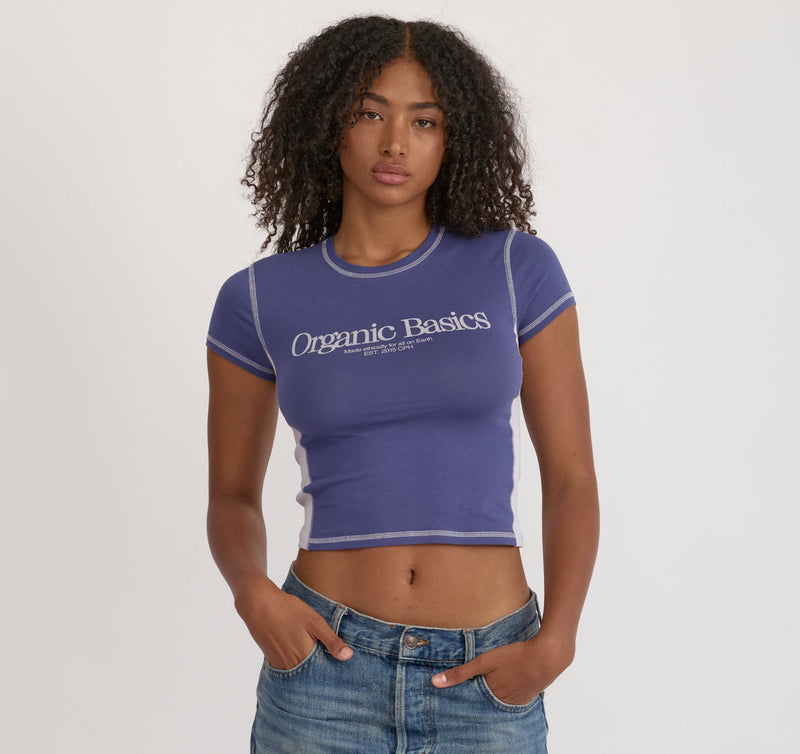 CORE ICON 90'S BABY TEE - ECLIPSE
